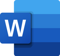 Иконка Microsoft Word 2024