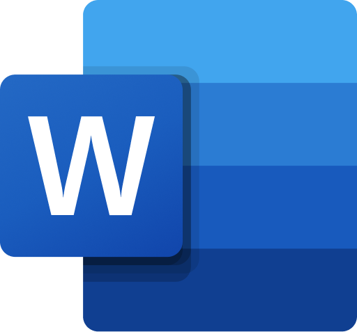 Иконка Microsoft Word 2024